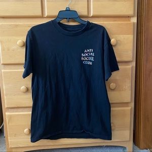 NEW  Men's Anti social social club black T-shirt